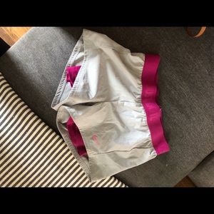 nike running shorts with built in spandex - XS